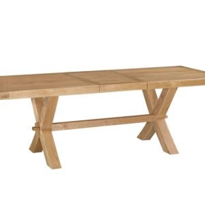 Keating Crossed-Leg Extending Dining Table in  on Furniture Village